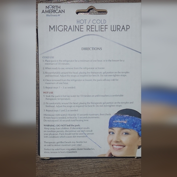 North American Wellness Migraine Relief Wrap - Picture 3 of 4